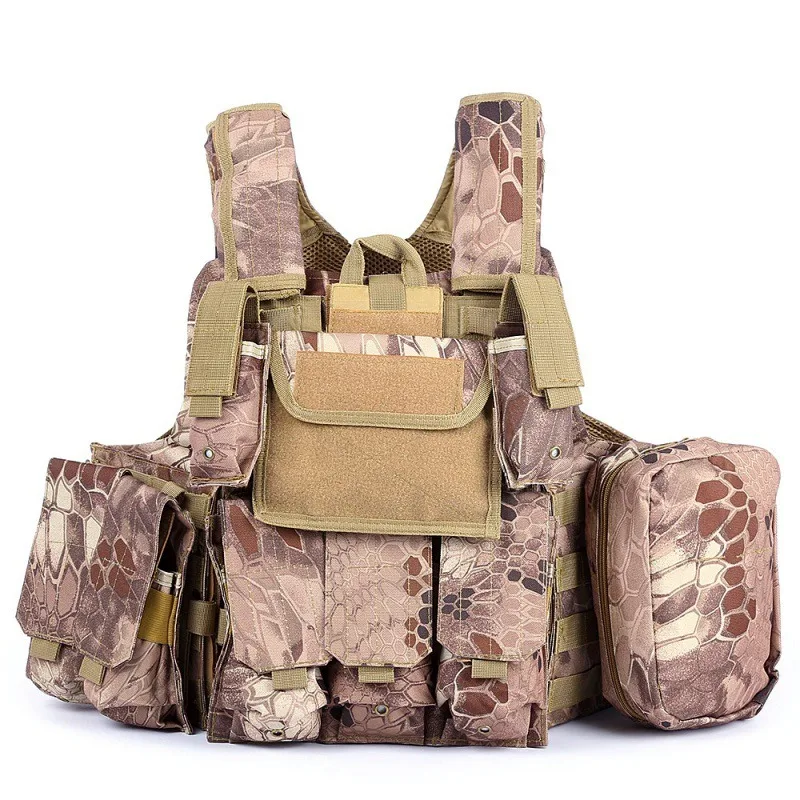 Ciras Molle тактическая группировка сухопутных сил многофунциональный жилет страйкбол пейнтбол оборудование Маскировочная Экипировка стрельба Охота тело Броня жилеты - Цвет: HLD