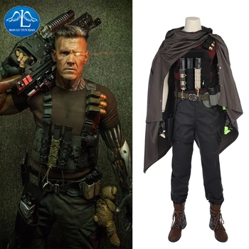 

MANLUYUNXIAO Deadpool 2 Cosplay Cable Nathan Christopher Charles Summers Outfit Cosplay Costume Adult Men Full Set Halloween
