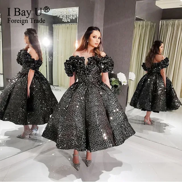 ball gown black and silver