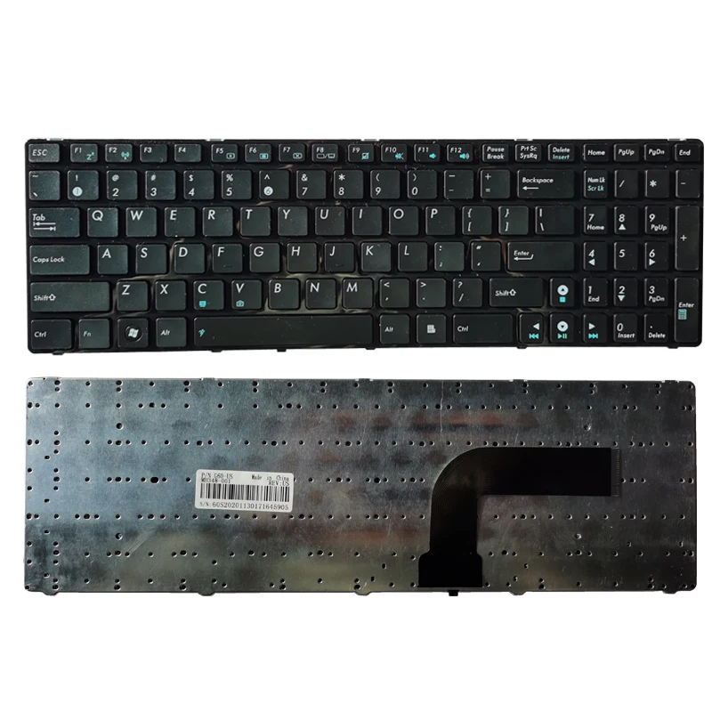 Английская клавиатура для ноутбука Asus K52 k53s X61 N61 G60 G51 MP-09Q33SU-528 V111462AS1 0KN0-E02 RU02