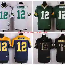 Стилизованный, высокое качество, Green Bay Aaron Rodgers для мужской Джерси