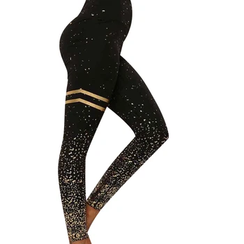 

Leggings Women Round Dot leggins Slim High Waist Elasticity Leggings Casual Pants