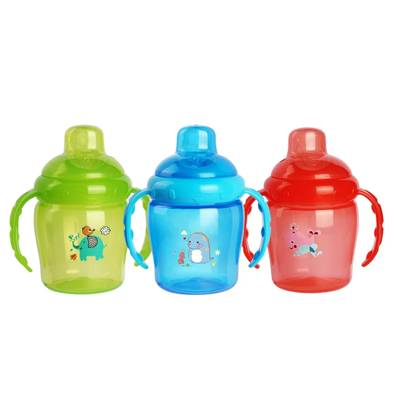 225ml Eco-friendly Sippy Cup Large Diameter BPA Free Water Bottle Baby Infant Feeding Duckbill cup | Мать и ребенок