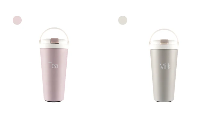 Transhome Coffee Thermos Mug Coffee Cup Stainless Steel Vacuum Cup 500ml Thermos Cup With Handle Coffee Mug Thermo Cups Bottle