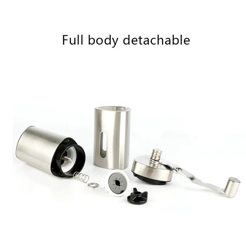 

Manual Coffee Grinding Maker Stainless Steel Hand Burr Mill Grinder Machine DEC889