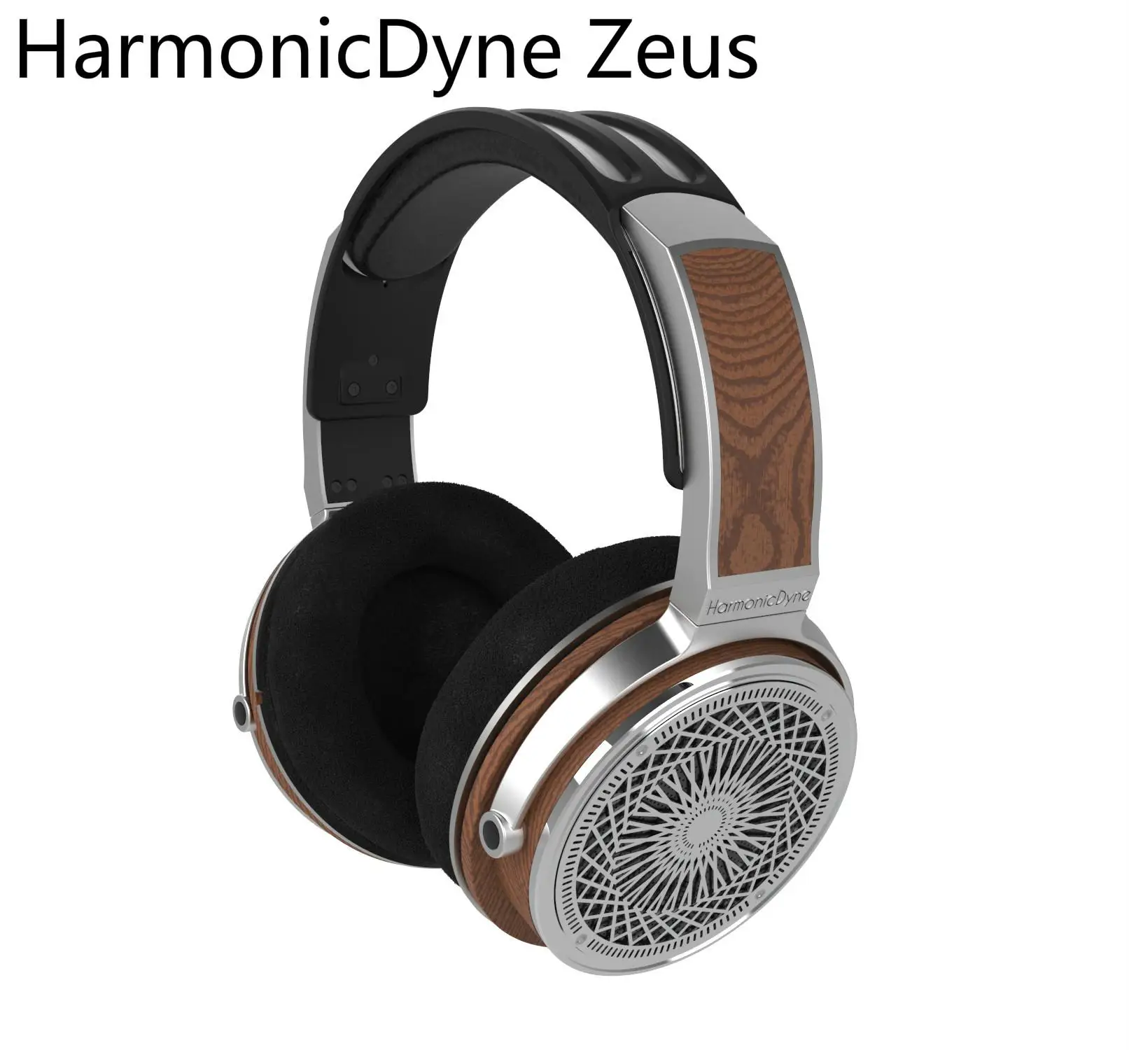 HarmonicDyne Zeus Acoustic 50mm Dynamic Hifi Music Monitor DJ Studio Audiophile Musician Over Head Stereo MMCX Headphone Headset