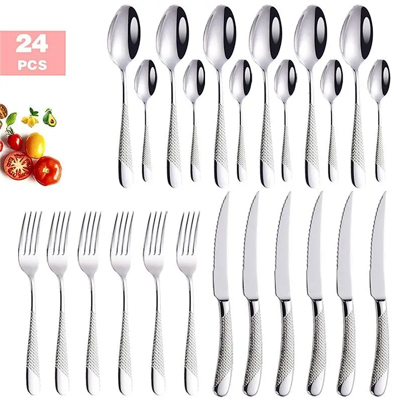 Silver 24PCS