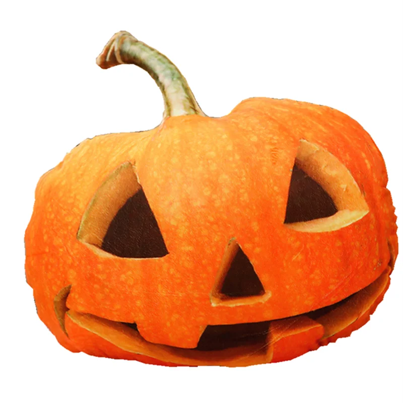 

vaious facial expression vividly funny halloween pumpkin plush cushion toy