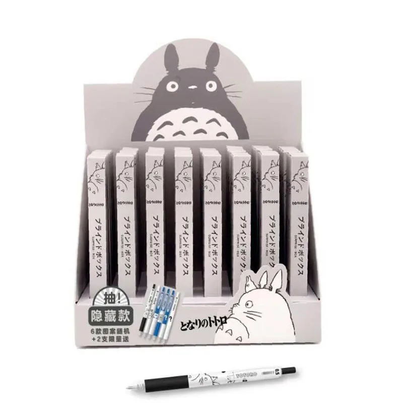 36 шт./лот Kawaii Totoro гелевая ручка милые 0 5 мм черные чернила авторучки для подписи