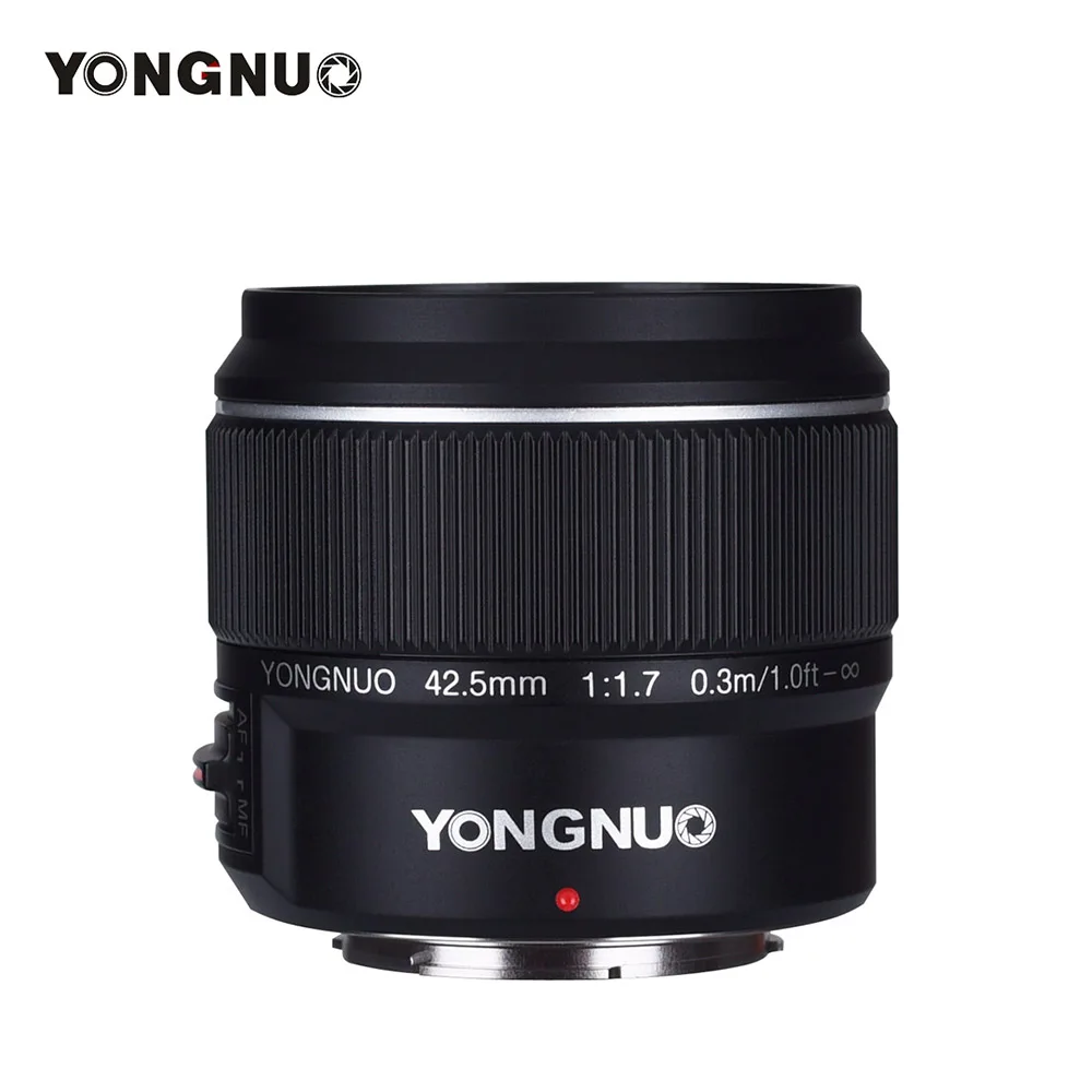 YONGNUO YN42.5mm F1.7M большая апертура AF объектив MF стандартный основной объектив для Olympus E-M5 Mark II III E-PL9 PEN-F