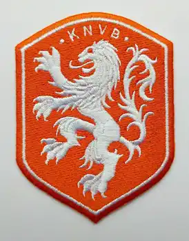 2 szt Piłka nożna piłka nożna fussball reprezentacja holandii holandia logo żelazko na łatka odznaka do aplikacji Buegelbild haftowane tanie i dobre opinie CN (pochodzenie) 9x6 7 Haftowana Pagony