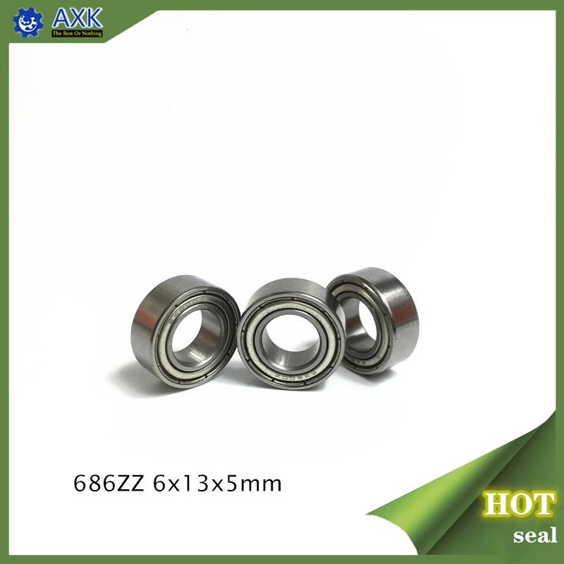 686ZZ ABEC-5(100 шт) 6x13x5 мм Миниатюрные шарикоподшипники 618/6ZZ EMQ Z3V3