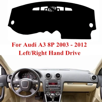 

Car Inner Dashboard Cover Auto Dash Mat Carpet Sun shade Dashmat Rug Cushion Car styling For Audi A3 8P 2003 - 2012