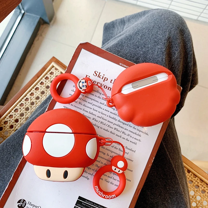 3D милый мультяшный bluetooth чехол для гарнитуры для Airpods pro Чехол силиконовый мягкий защитный чехол для Apple Airpods pro Чехол