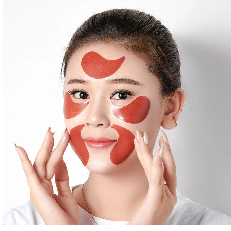 Коллагеновые накладки для глаз женьшеня 60 шт. увлажняющий гидрогель