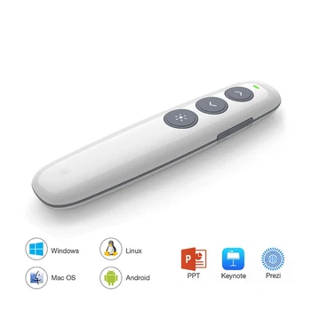 

2.4GHz Wireless Presenter Doosl Rechargeable Laser Pointer Powerpoint Clicker Presentation Remote Control Pen
