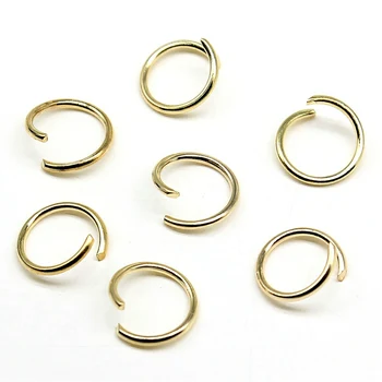 

200pcs Metal DIY Jewelry Findings Open Single Loops Jump Rings & Split Ring For Jewelry Making