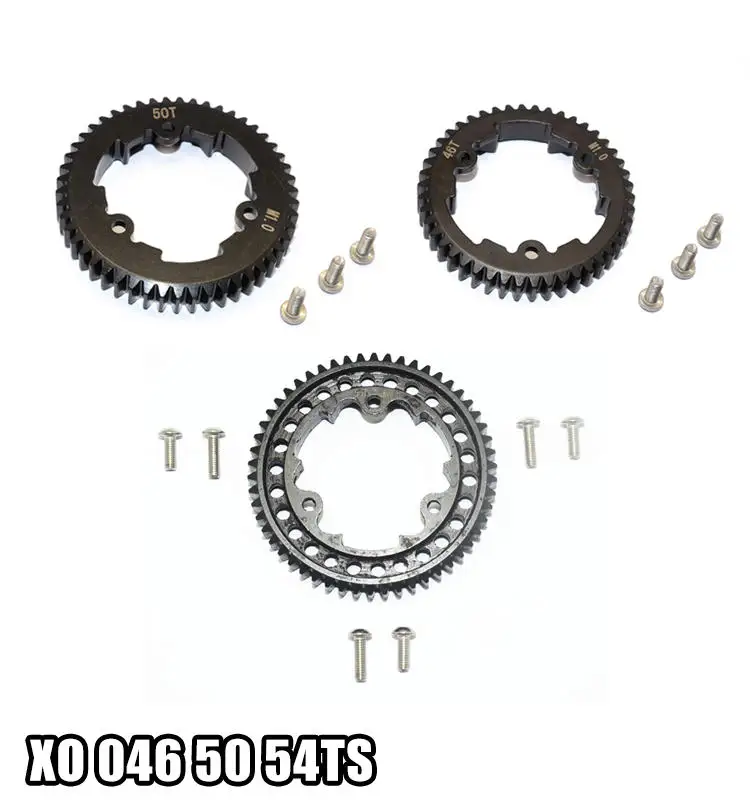 45# стальная шестерня 46T 50T 54T зуб для 1/10 TRAXXAS MAXX Monster Truck