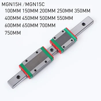 

GCR Bearing Steel Linear Guides 3D Printer 15mm MGN15H MGN15C Miniature Linear Rail Guide Mini MGN Carriage Block