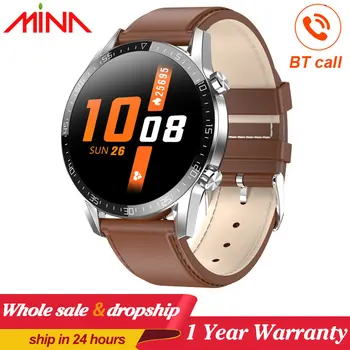 

2020 New L13C Smart Watch ECG Heart Rate Blood Pressure Bluetooth Call waterproof Notifications Sync VS L12 L13 SmartWatch