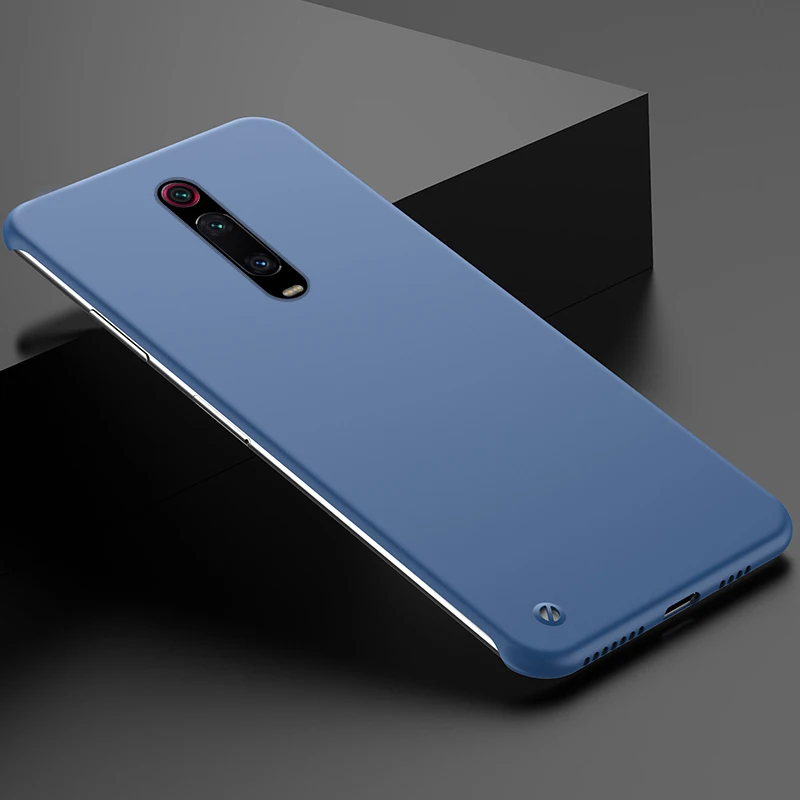 Тёмно-синий Чехол для Xiaomi mi 9 SE 9T Pro роскошный Ультратонкий матовый Бескаркасный Жесткий ПК Защитный чехол для Xiao mi Red mi K20 Pro - Цвет: Тёмно-синий