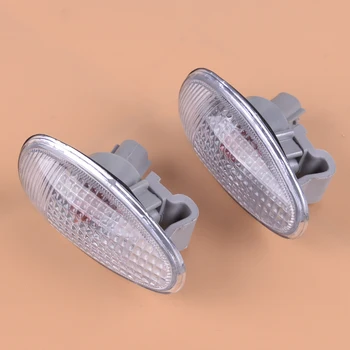 

beler 2PCS Front Left Right Side Fender Marker Parking Light Lamp MR522027 Fit for Mitsubishi Lancer Outlander 2003-2005 2006