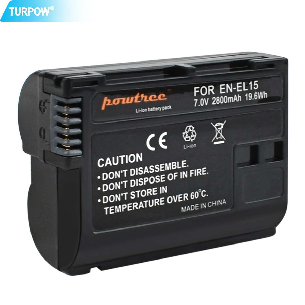 

Turpow EN-EL15 ENEL15 Battery+LCD USB Charger For Nikon D7000 D7100 D800 D800E D600 D610 D810 D7200 V1 EN EL15 Camera Battery