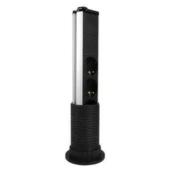 

Portable Retractable Table Socket Electrical 3 Plug Socket 2 USB Charger Outlet 220 V 16 A Plug Base EU Plug