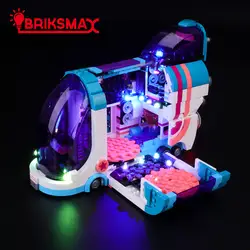 BriksMax Led Light Up Kit для всплывающие вечерние шины 70828 строительные блоки комплект освещения (не включает модель)