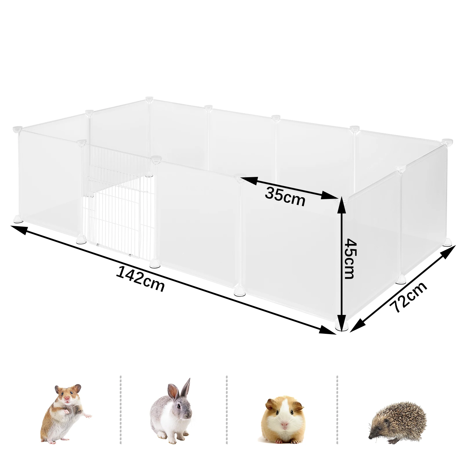Pet-Playpen-DIY-Metal-Wire-Exercise-Modular-Enclosure-Pet-Run-with-Door-Small-Animals-Cage-for.jpg Pet Playpen Diy Fém Huzalgyakorlat Moduláris Burkolat Pet Futás Ajtóval Kis Állatok Ketrec Ketrec A Tengerimalac -Nyúl Gerbil Sündisznó Számára - Image 6