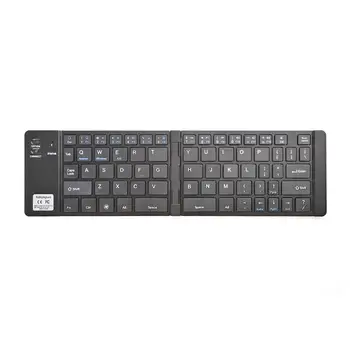 

Portable Ultra Thin Folding Bluetooth Keyboard Wireless Foldable 69 Keys Keypad for Android IOS Windows Tablet PC