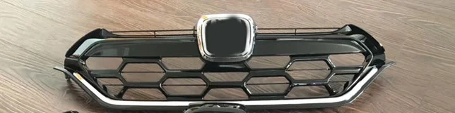 Для Honda CRV CR-V набор для стайлинга автомобиля решетки заднее крыло авто бампер наборы кузова автомобильные аксессуары - Цвет: Silver grille