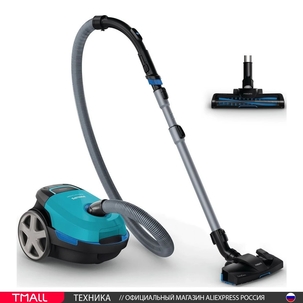 Пылесос Philips Performer Compact FC8389/01 2000Вт бирюзовый | Бытовая техника