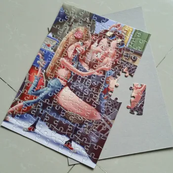 

10pcs/lot DIY Blank Sublimation A5 Sqare Paper Jigsaw Puzzle Heat Press Transfer Crafts Puzzle Office & School Supplies