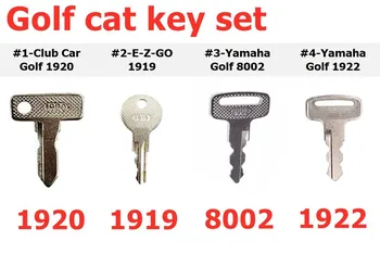

4pc key set For YAMAHA E-Z-GO Golf Club Car Ds/Precedent (1982+) Gas/Electric
