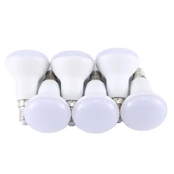 

Led Bulb Light Plastic Aluminum Par Light R50 6W Dimmable Home Lighting 6Pcs