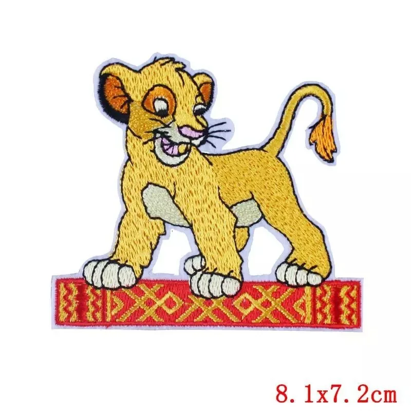 The Lion King Simba patch ironing application for clothing iron on patch stripes for clothes application of one another sticker