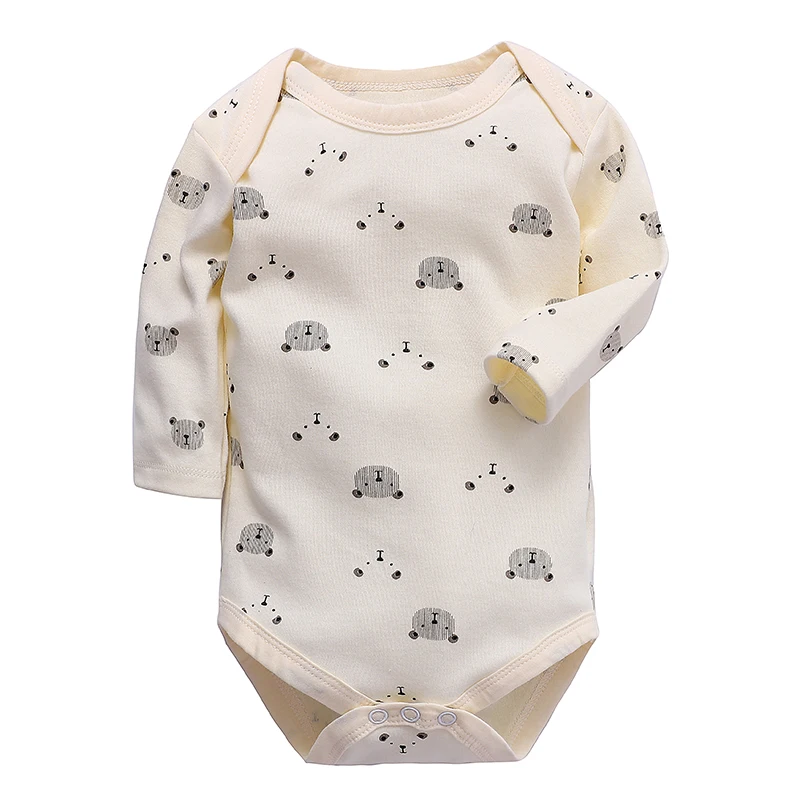 Baby Boy Girl Clothes 0-24 Months Newborn Toddler Infant Long Sleeve Cartoon Print Baby Romper
