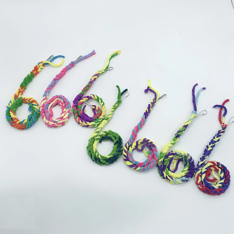 Parrot Perch Hamster Climbing Toy Bite Resistant Bird Toy Hamster Bird Cage Hanging Parakeet Stand Accessories