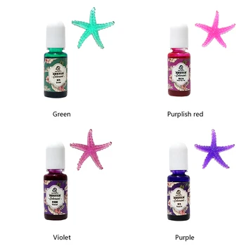 

10g Coloring Dye Colorant Resin Pigment Epoxy Resin Pigment UV Resin DIY Jewelry Making Handmade Crafts 10colors/set