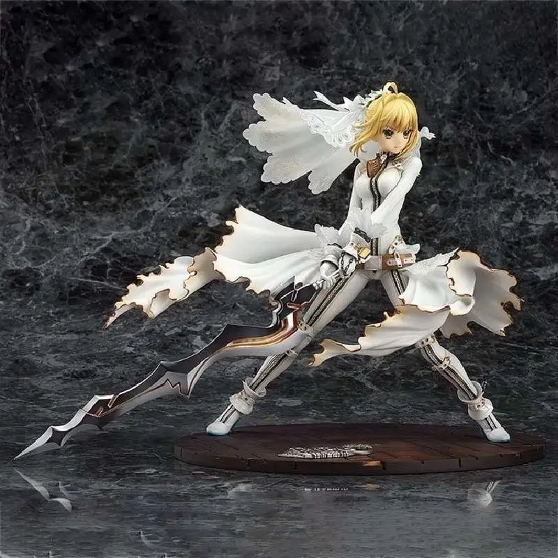 Fate/EXTRA CCC Аниме Фигурка Nero Fate/stay Night GSC Saber Невеста ПВХ свадебное платье фигурку