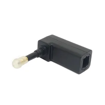 

mini toslink adapter 90 degree Right angle 3.5 Optical Adapter for Macbook, TV Box