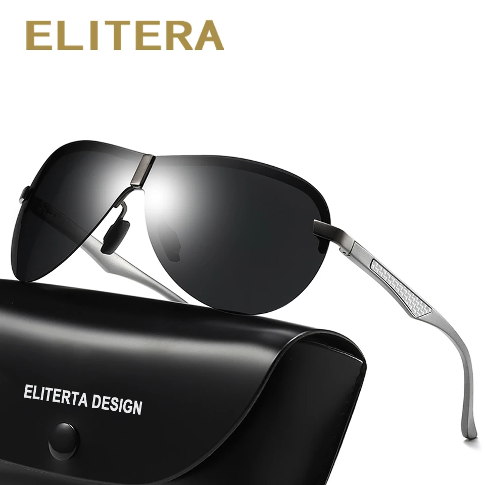 Beste ELITERA Brand Design Vrouwen Mannen Zonnebril Gepolariseerde Vintage Brillen Rijden Zonnebril Gafas de sol Masculino UV400