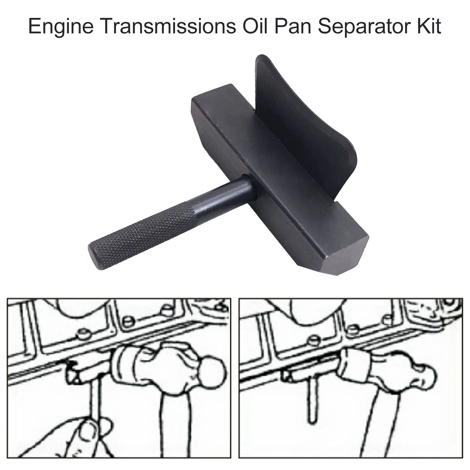 Séparateur De Carter D'huile De Rechange Automobile, Kit D'outils De  Séparateur De Carter D'huile Moteur, Dissolvant De Joint D'huile De  Transmission En Métal Noir 