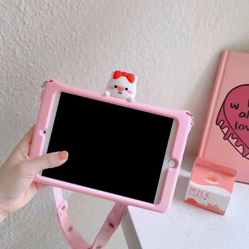 Мягкий чехол-подставка для Ipad 2, 3, 4 Mini 1 2 3 Pro 9,7, силиконовый чехол для iPad 9,7 планшета Air 2 Mini 4 Mini 5+ ручка