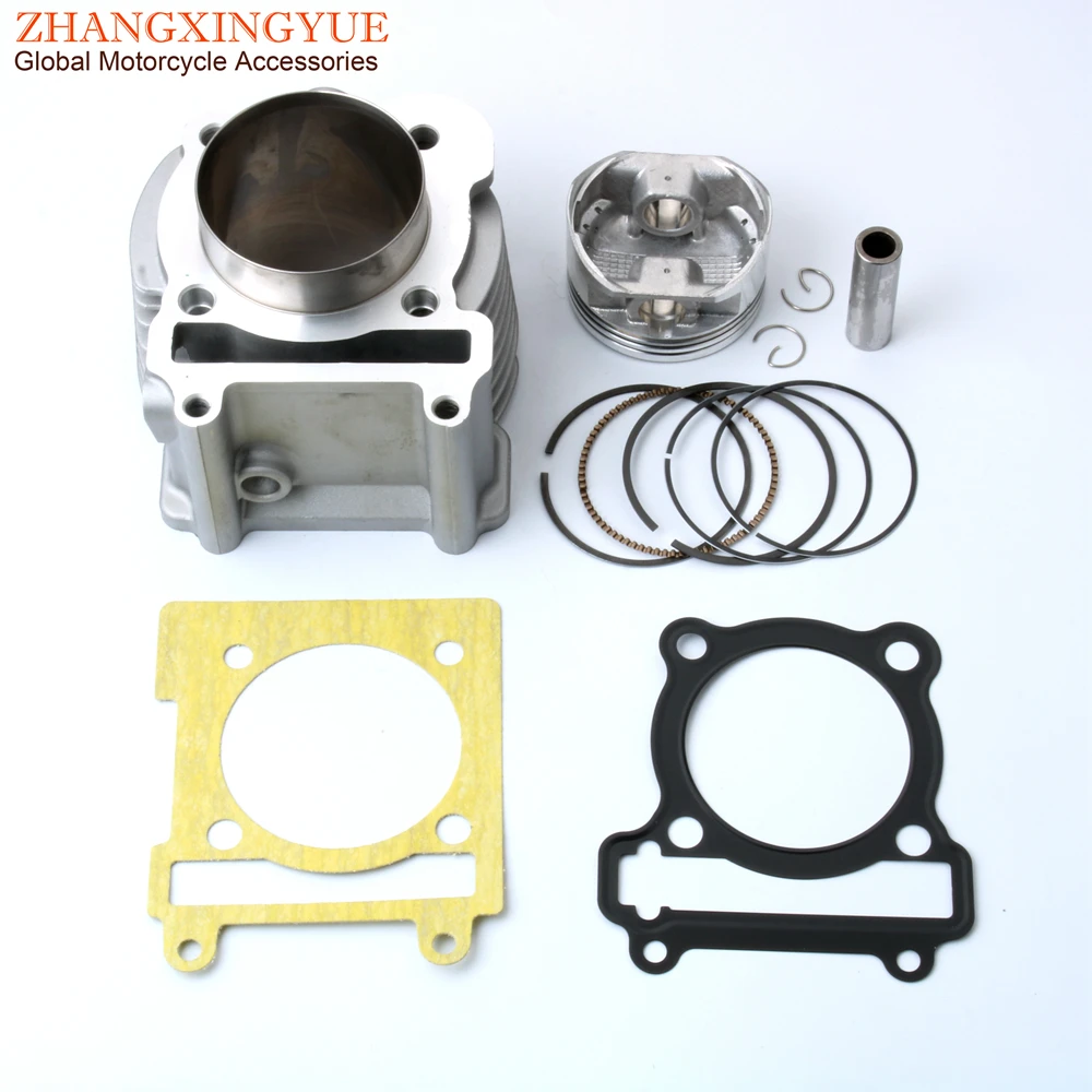 Skuter 65Mm Big Bore Silinder Kit untuk Yamaha Bws125 Zuma125 Cygnus125