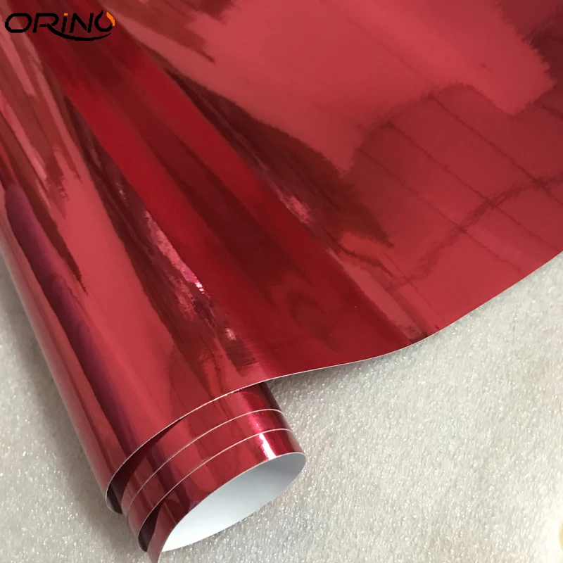 Red Chrome Vinyl Film Wrap-6