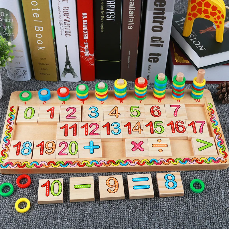 

Children Educational Building Blocks Toy 1-2-4 a Year of Age Early Education with Numbers Number Recognizing Intelligence 3-6 Ye