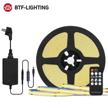 FCOB lumière Led s – ensemble complet de clés à intensité variable, lumière Led bandes, haute densité, blanc froid, Nature chaude, pour chambre à coucher, RF14, DC24V