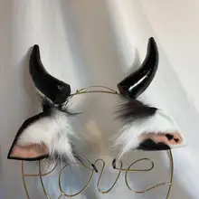 Обруч для волос с кошачьими ушами из аниме «Корова»